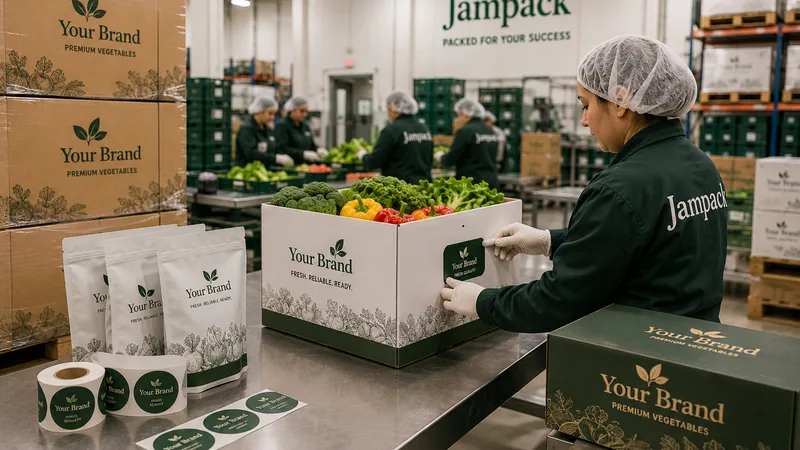 Branded packaging boxes for private label produce